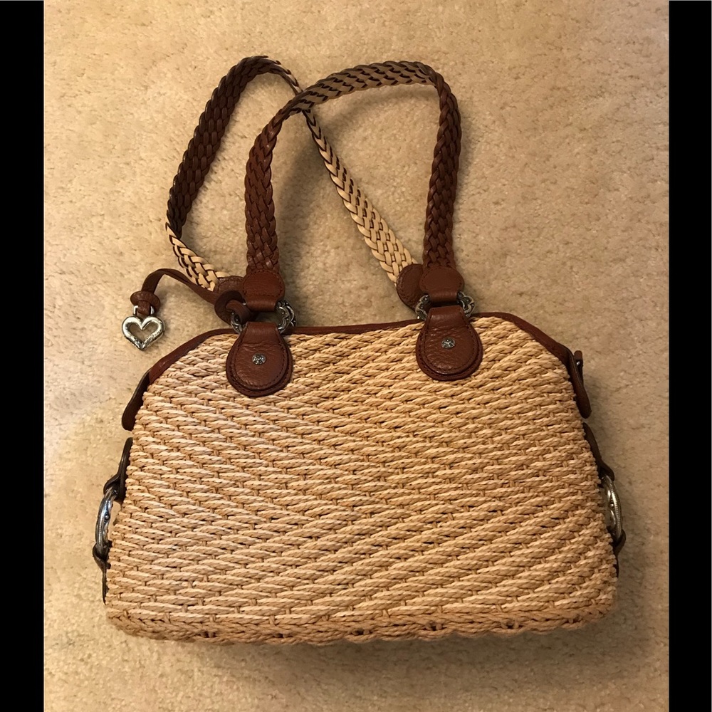 Brighton straw purse